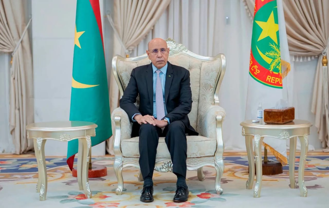 غزواني يستقبل وفدا صحراويا بالقصر الرئاسي