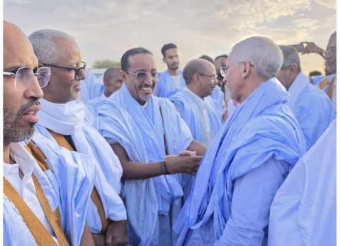 الدكتور سيد أحمد فال ولد الوداني الملقب بياتي .. حضور وازن في استقبال منسق حزب الإنصاف علي مشارف النعمة :