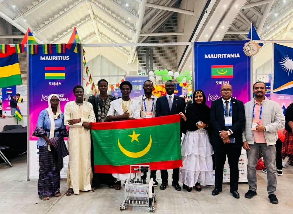 موريتانيا تحصد المركز الأول إفريقيا والخامس عالميا في تحدي الروبوتات 2026