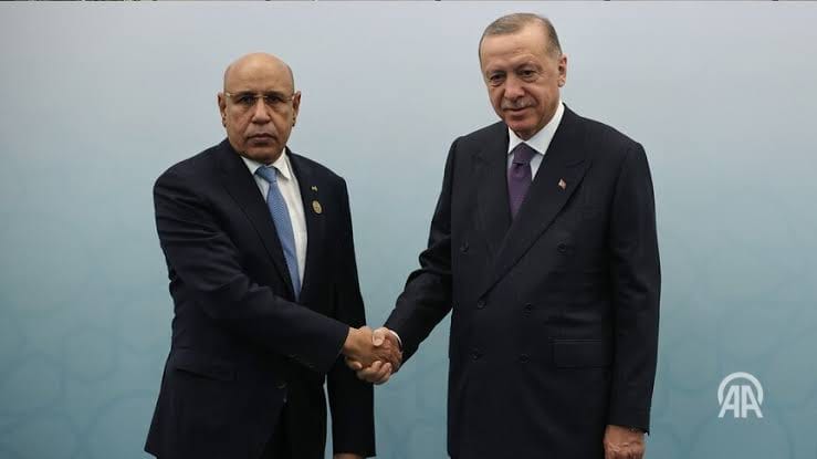 الرئيس غزواني لأردوغان: حريصون على تطوير علاقات التعاون بين بلدينا